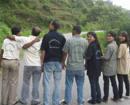 Team visiting Sikkim on recce tour